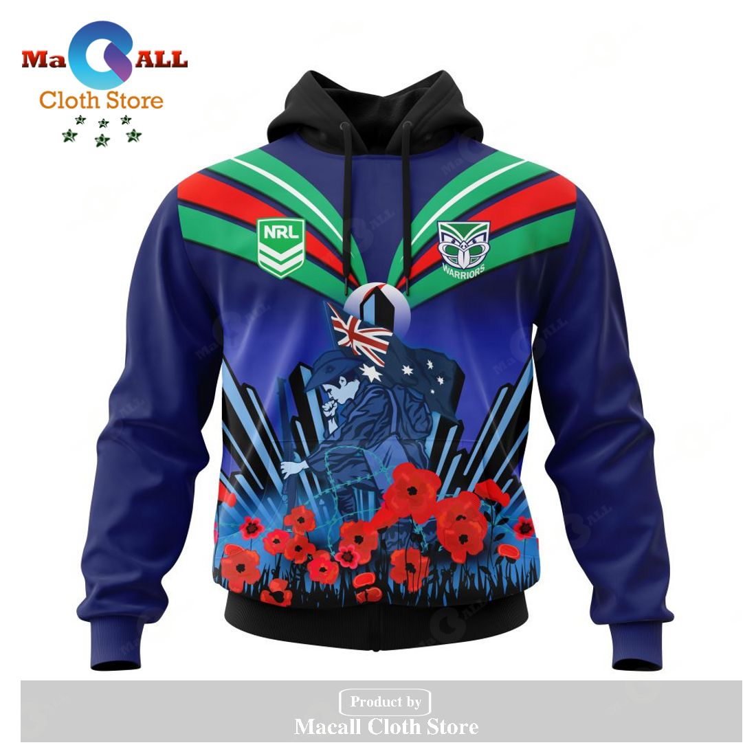 Personalized NRL New Zealand Warriors - Specialized 2023 Anzac Jersey Concepts Hoodie Sweatshirt 3D LIMITED EDITION Personalized NRL New Zealand Warriors - Specialized 2023 Anzac Jersey Concepts Hoodie Sweatshirt 3D LIMITED EDITION