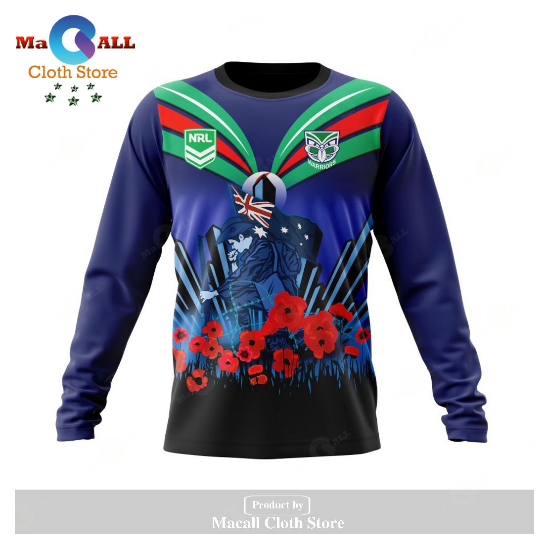 Personalized NRL New Zealand Warriors - Specialized 2023 Anzac Jersey Concepts Hoodie Sweatshirt 3D LIMITED EDITION Personalized NRL New Zealand Warriors - Specialized 2023 Anzac Jersey Concepts Hoodie Sweatshirt 3D LIMITED EDITION