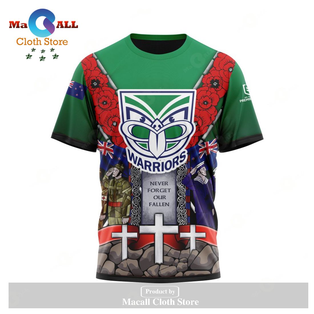 Personalized NRL New Zealand Warriors - Specialized Anzac Jersey Concepts Hoodie Sweatshirt 3D LIMITED EDITION Personalized NRL New Zealand Warriors - Specialized Anzac Jersey Concepts Hoodie Sweatshirt 3D LIMITED EDITION