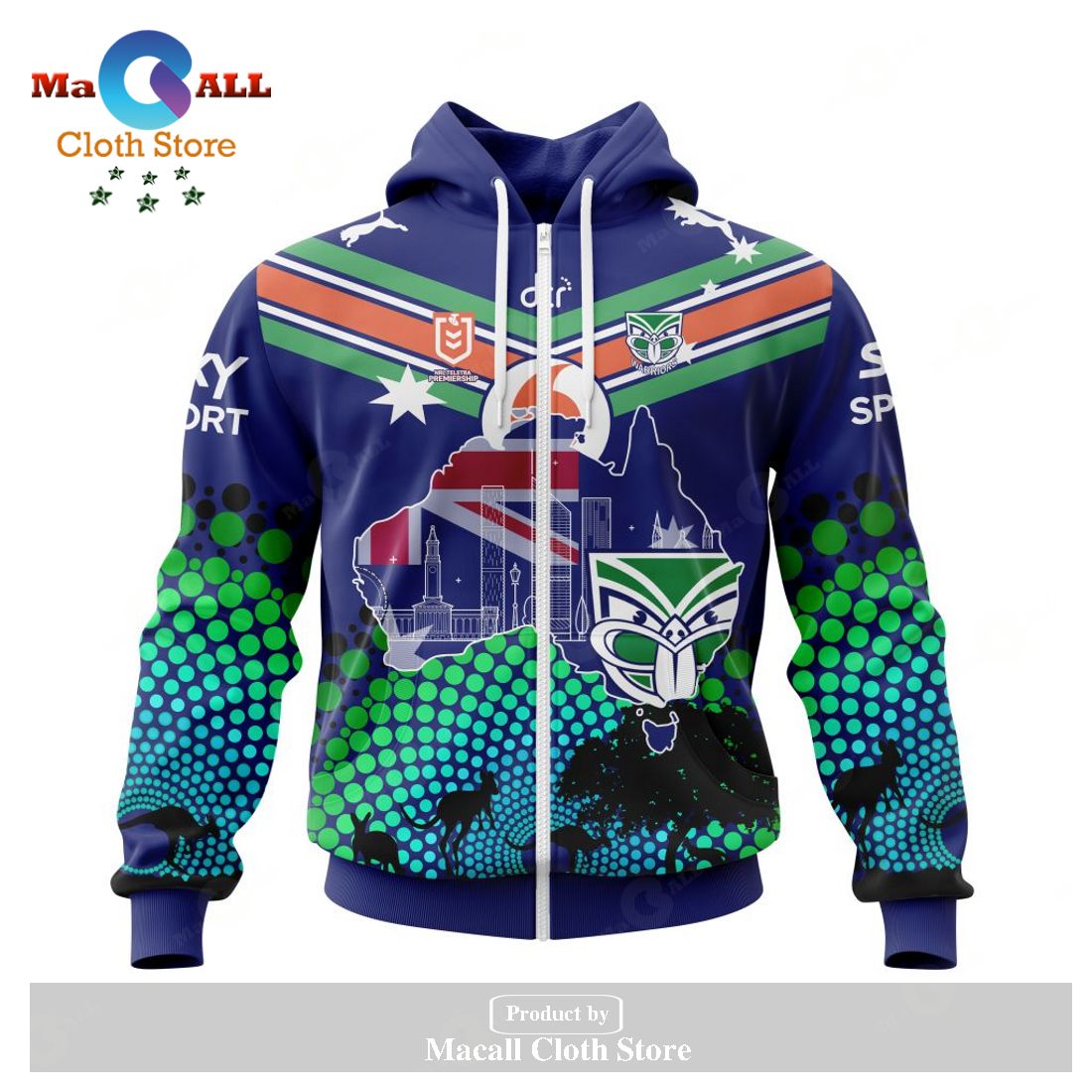 Personalized NRL New Zealand Warriors - Specialized Concepts For Australia's Day Kits Hoodie Sweatshirt 3D LIMITED EDITION Personalized NRL New Zealand Warriors - Specialized Concepts For Australia's Day Kits Hoodie Sweatshirt 3D LIMITED EDITION