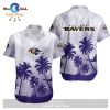 Baltimore Ravens Coconut Trees NFL Gift For Fan Hawaii Shirt and Short LIMITED EDITION