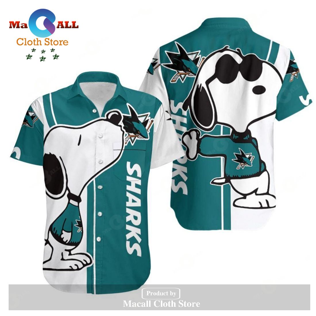 Beach San Jose Sharks Trending Hawaiian Shirt Snoopy Lover All Over Printed LIMITED EDITION