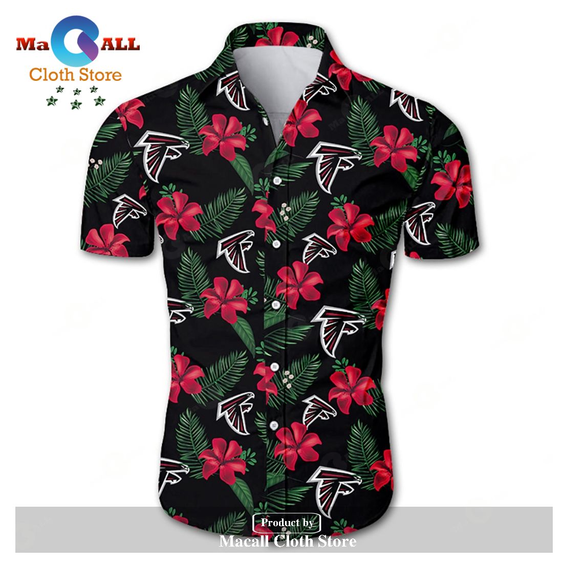 Beach Shirt Atlanta Falcons Hawaiian Shirt Short Sleeve For Summer LIMITED EDITION