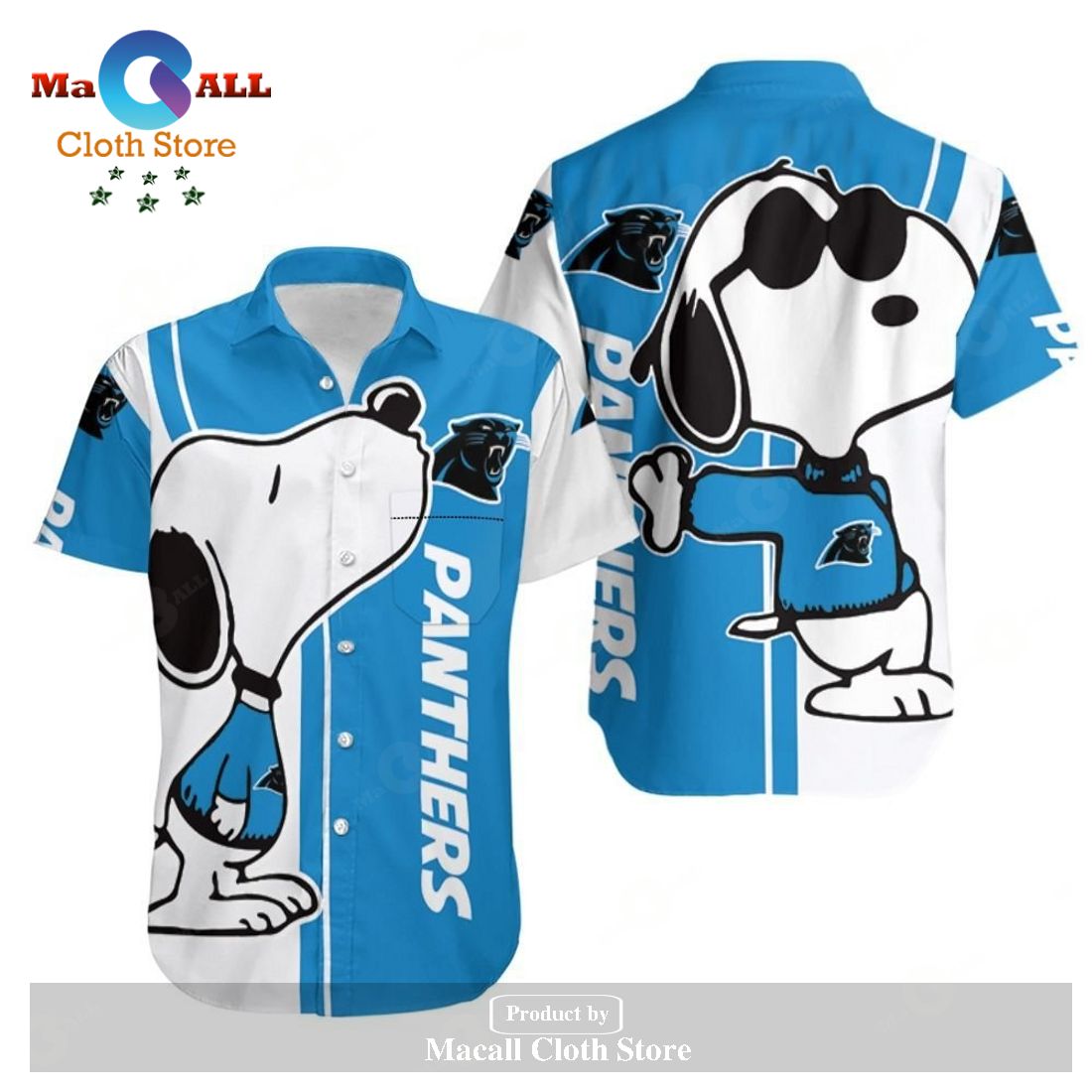 Beach Shirt Carolina Panthers Snoopy Lover All over print Printed Hawaiian Shirt Combo Beach LIMITED EDITION