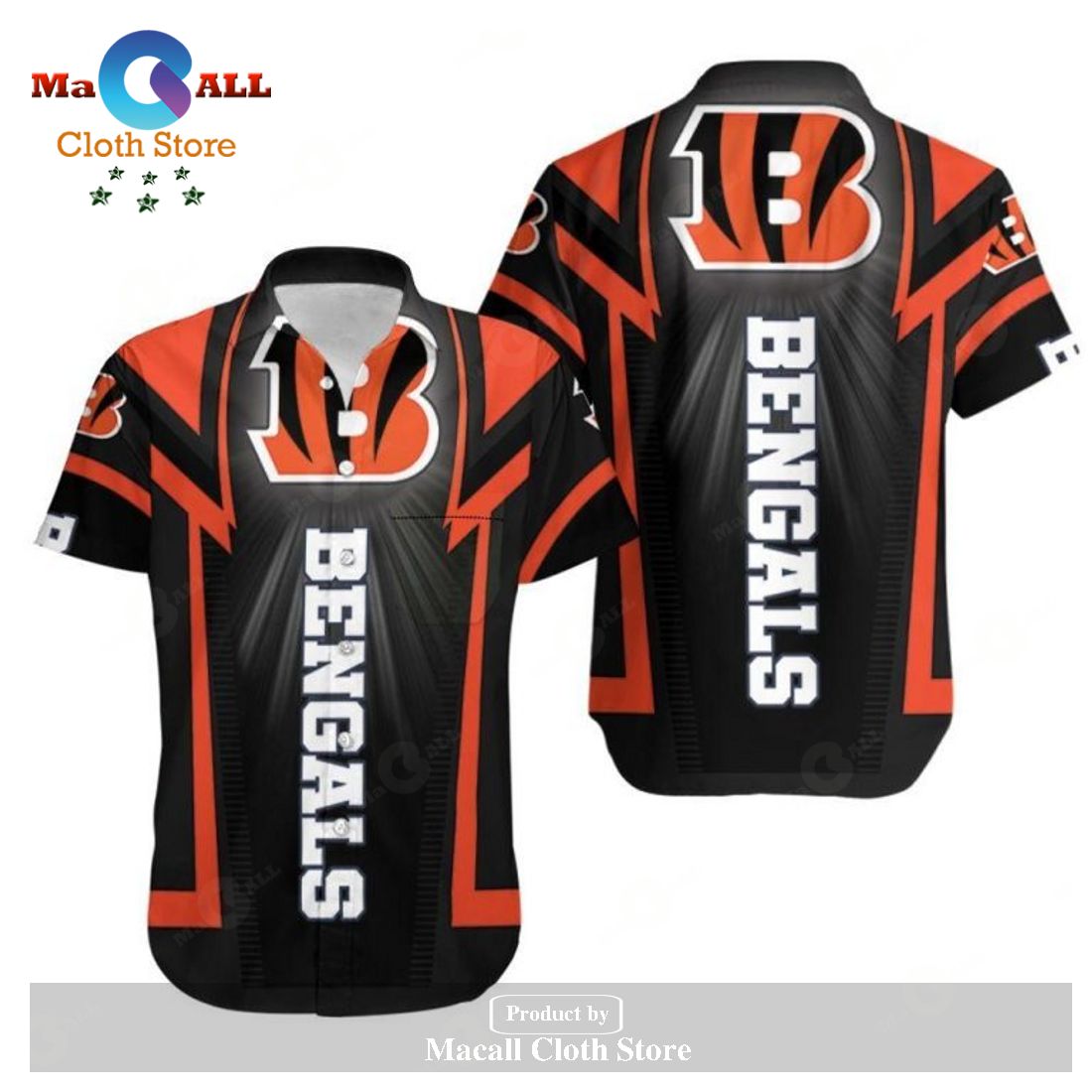 Beach Shirt Cincinnati Bengals For Fan Hawaiian Shirt Combo Beach LIMITED EDITION