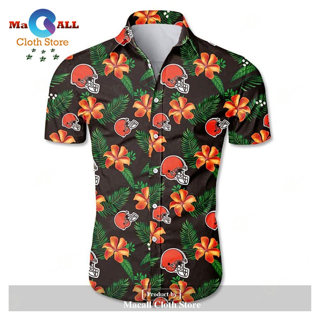Beach Shirt Cleveland Browns Hawaiian Shirt Short Sleeve For Summer LIMITED EDITION Beach Shirt Cleveland Browns Hawaiian Shirt Short Sleeve For Summer LIMITED EDITION