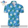 Beach Shirt Detroit Lions Hawaiian Shirt Tropical Flower Short Sleeve Slim Fit Body LIMITED EDITION