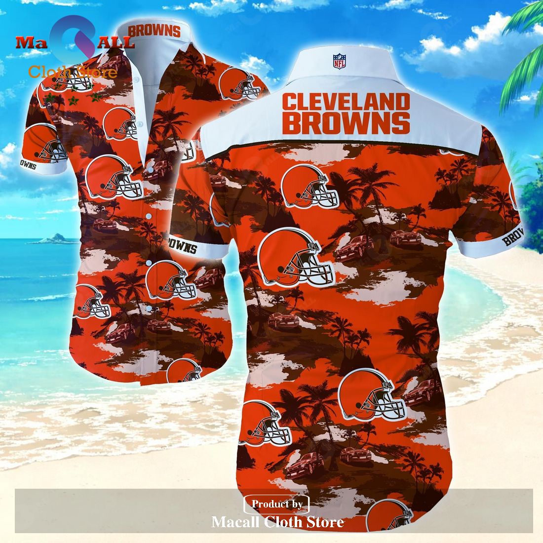 Beach Shirt Nfl Cleveland Browns Hawaiian Shirt LIMITED EDITION Beach Shirt Nfl Cleveland Browns Hawaiian Shirt LIMITED EDITION