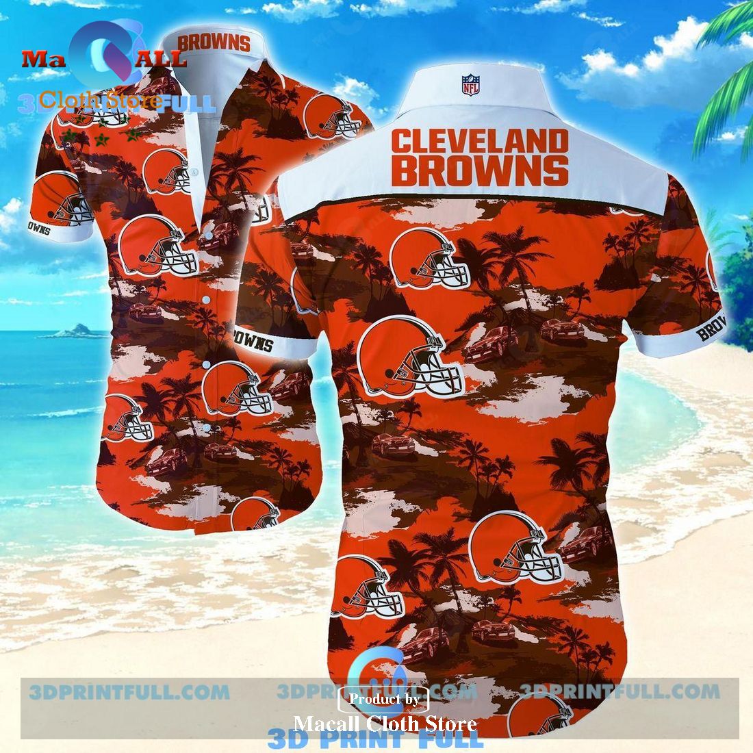 Beach Shirt Nfl Cleveland Browns Hawaiian Shirt LIMITED EDITION Beach Shirt Nfl Cleveland Browns Hawaiian Shirt LIMITED EDITION