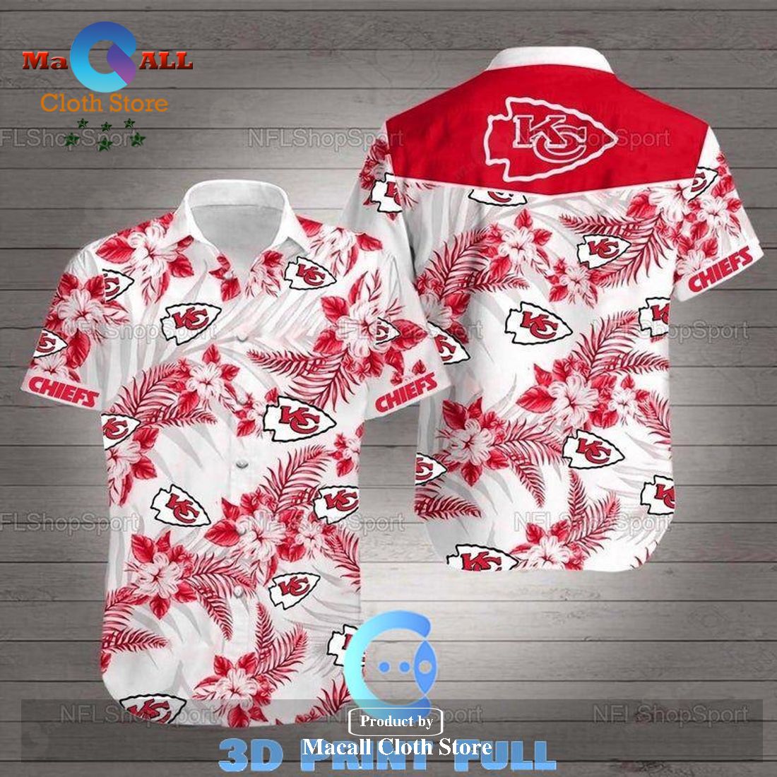 Beach Shirt NFL Kansas City Chiefs Hawaiian Shirt Summer Beach For Fans LIMITED EDITION
