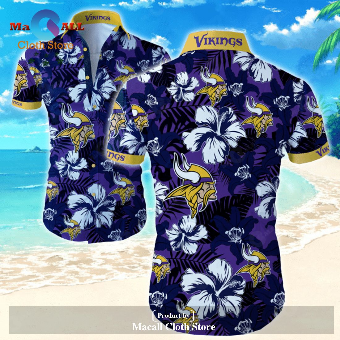 Beach Shirt Nfl Minnesota Vikings Hawaiian Shirt LIMITED EDITION