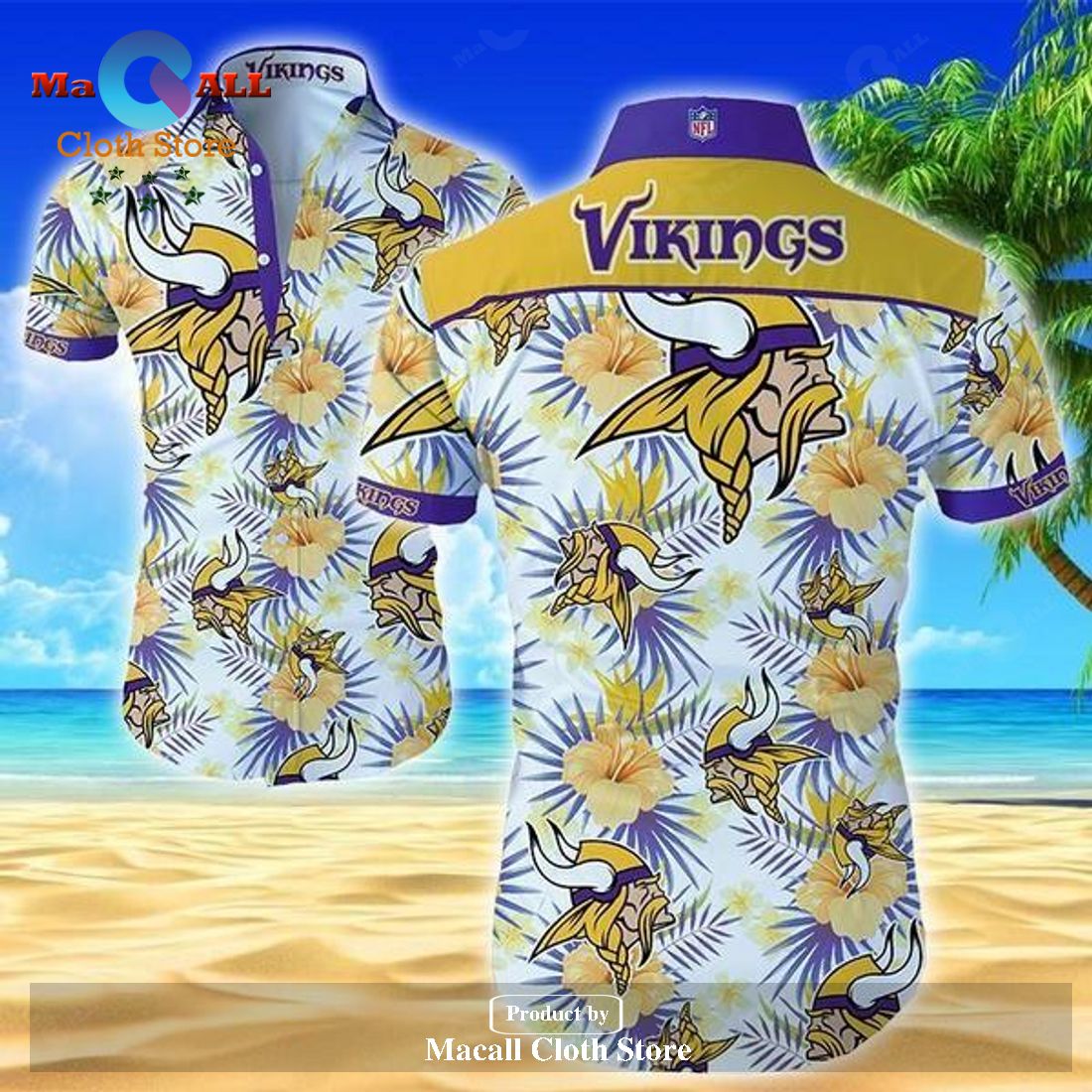 Beach Shirt Nfl Minnesota Vikings Hawaiian Shirt Muctk LIMITED EDITION