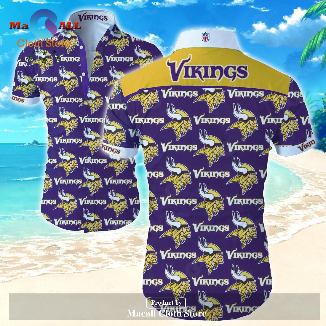 Beach Shirt Nfl Minnesota Vikings Hawaiian Shirt Rryek LIMITED EDITION