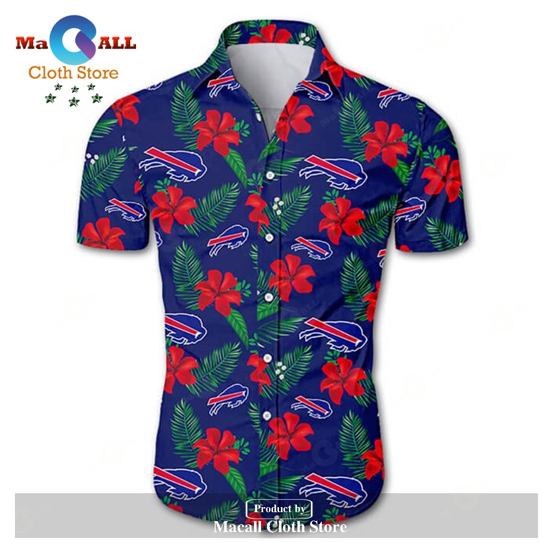 Buffalo Bills Hawaiian Shirt men tropical flower LIMITED EDITION Buffalo Bills Hawaiian Shirt men tropical flower LIMITED EDITION