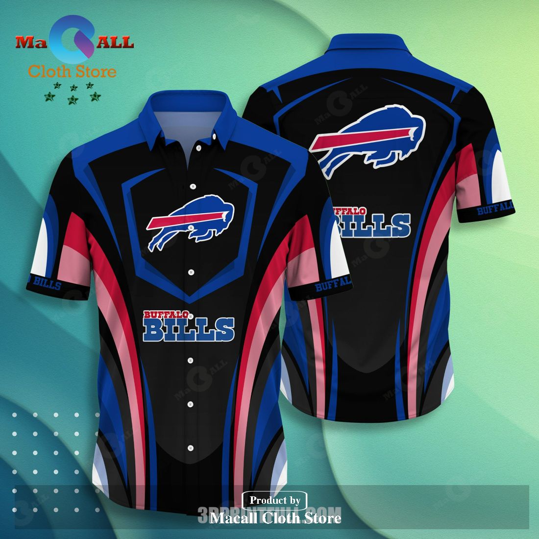 Buffalo Bills Trending Model 24 Hawaiian Shirt tropical flower 2023 LIMITED EDITION