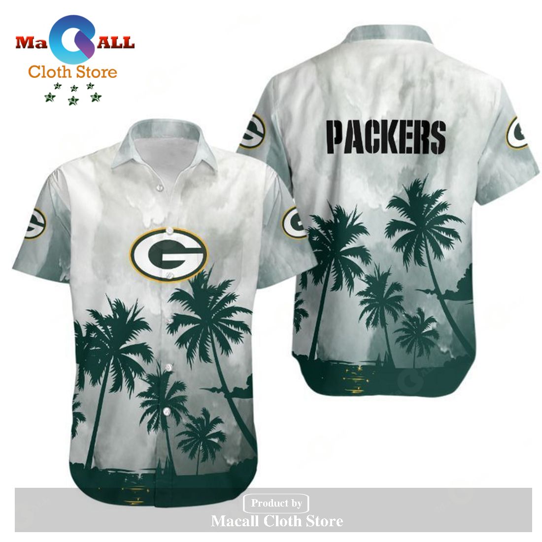 Nfl Green Bay Packers Green Coconut Hawaiian Shirt And Shorts Summer  Vacation Gift - Banantees