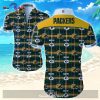Green Bay Packers Hibiscus Flowers Hawaii Shirt and Shorts Summer Collections LIMITED EDITION