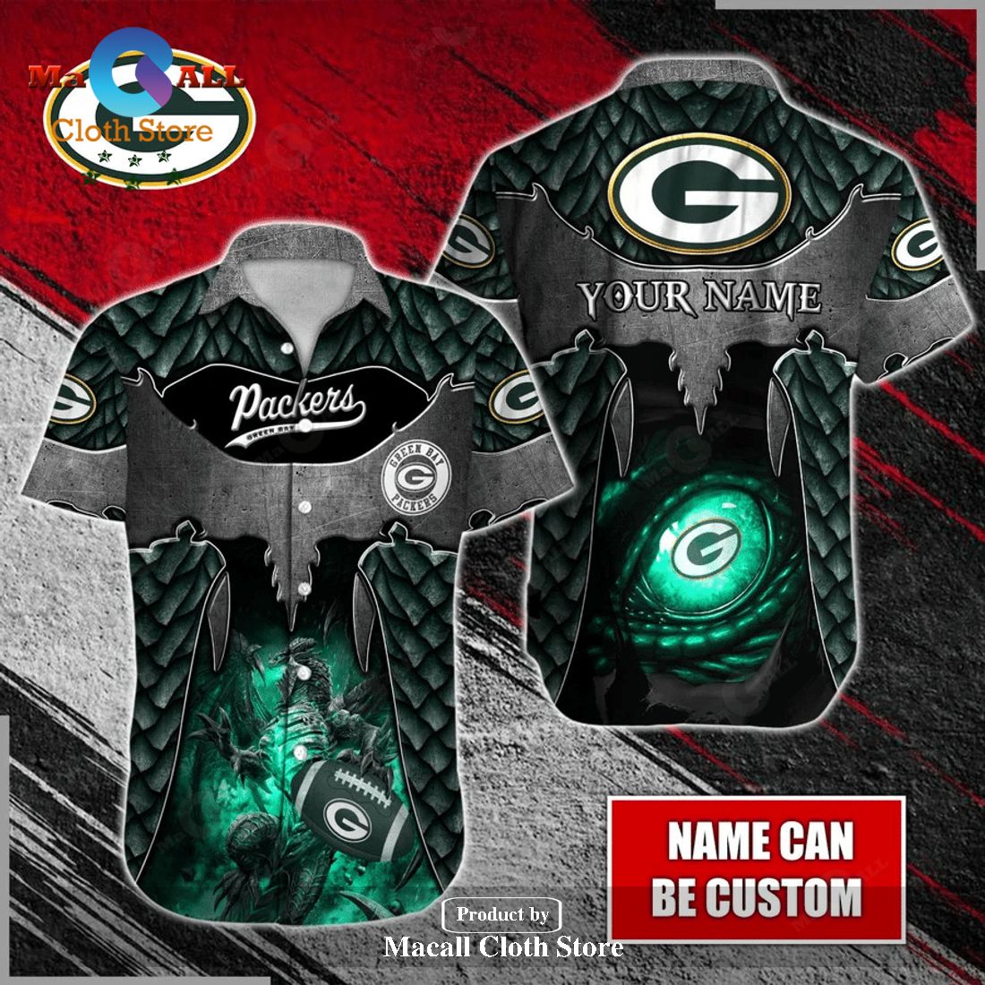 Green Bay Packers Men Hawaiian Shirt Style LIMITED EDITION