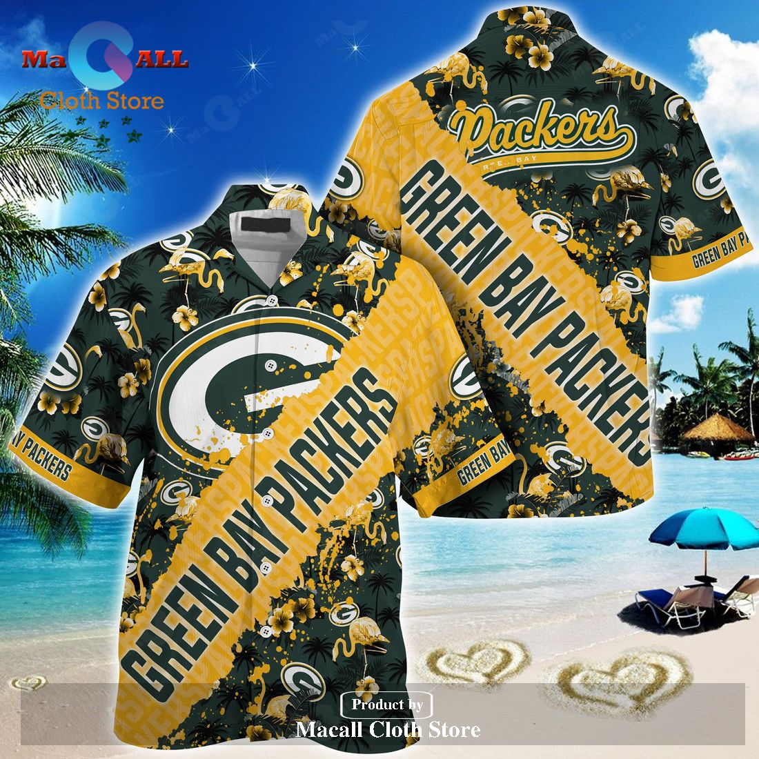 Green Bay Packers NFL Trending Summer Hawaiian Shirt and Short With Tropical Patterns LIMITED EDITION Green Bay Packers NFL Trending Summer Hawaiian Shirt and Short With Tropical Patterns LIMITED EDITION