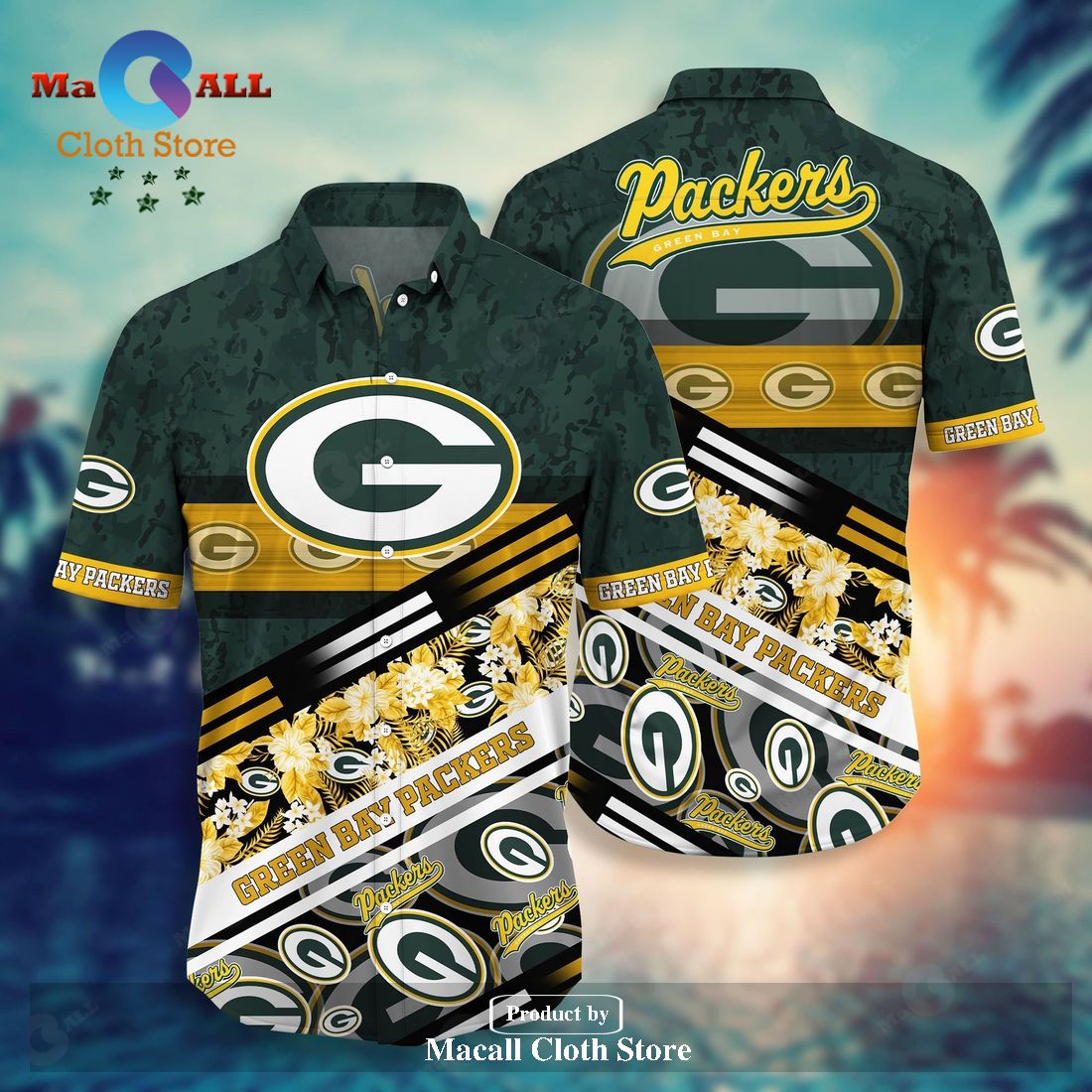 Green Bay Packers Hawaiian Shirt – SportsDexter