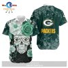 Green Bay Packers Skull NFL Gift For Fan Hawaii Shirt and Shorts Summer Collections LIMITED EDITION