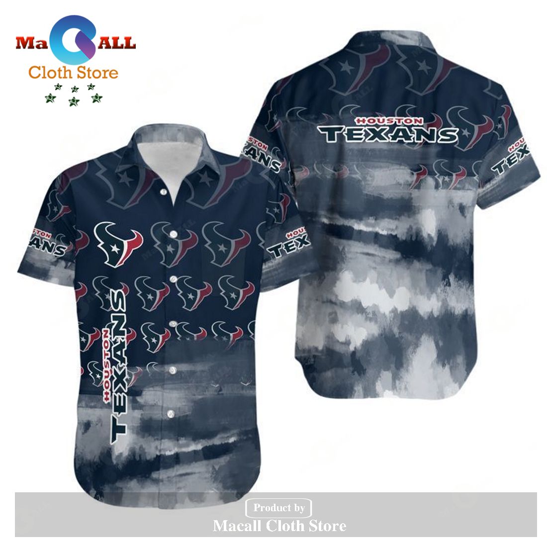Houston Texans NFL Gift For Fan Hawaiian Graphic Print Short Sleeve Shirt LIMITED EDITION