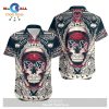 Houston Texans Skull NFL Gift For Fan Hawaiian Graphic Print Short Sleeves Shirt LIMITED EDITION