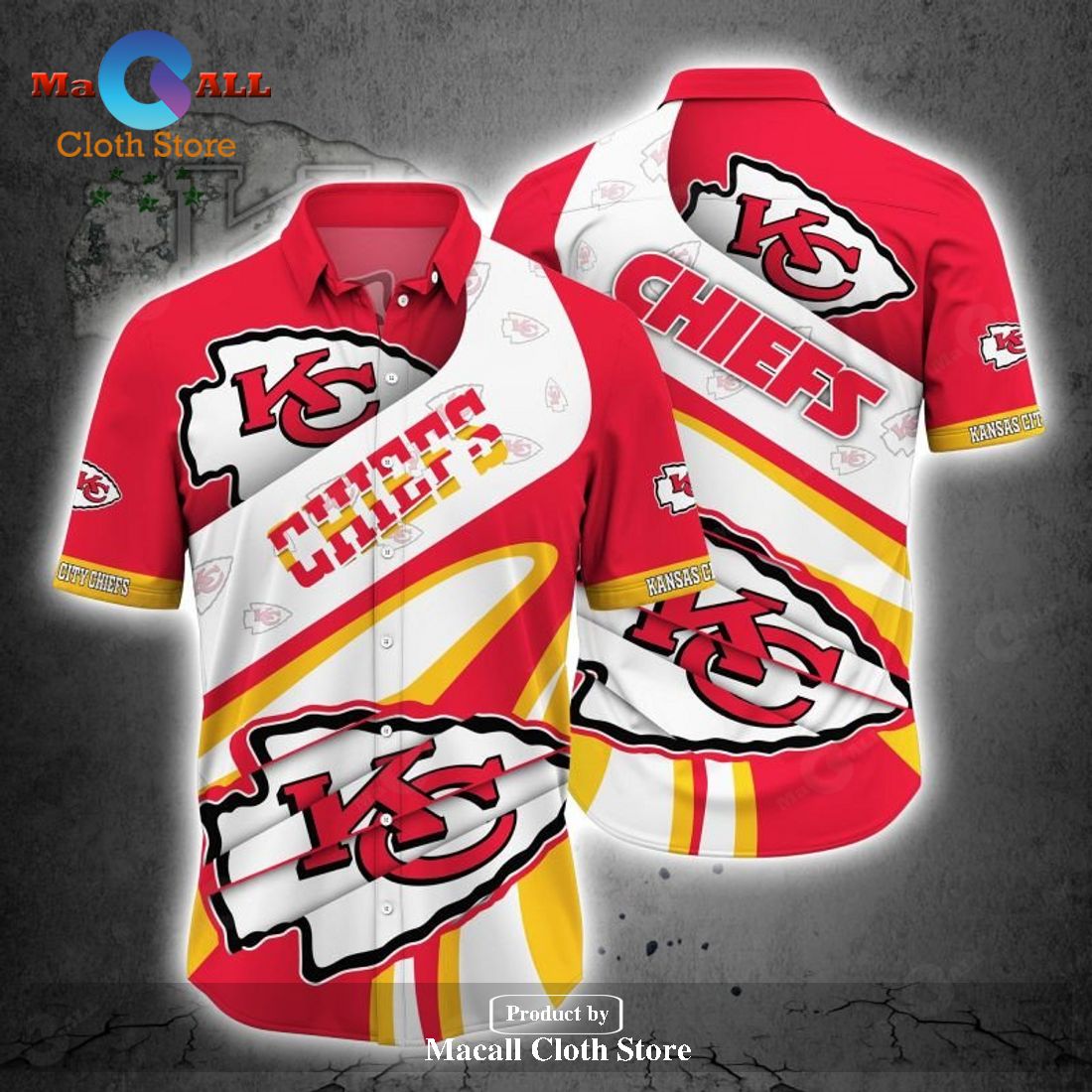 Kansas City Chiefs Hawaiian Shirt and Shorts Summer NLA005210