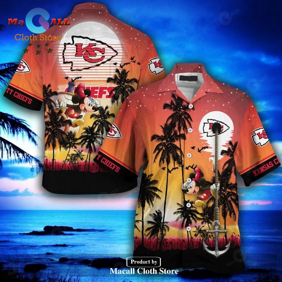 Kansas City Chiefs NFL Summer Collection Hawaiian Shirt LIMITED EDITION