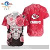 Kansas City Chiefs Sugar Skull NFL Gift For Fan Hawaiian Graphic Print Shirt and Short LIMITED EDITION