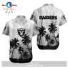 Las Vegas Raiders Coconut Trees Hawaii Shirt and Shorts Summer Collect LIMITED EDITION