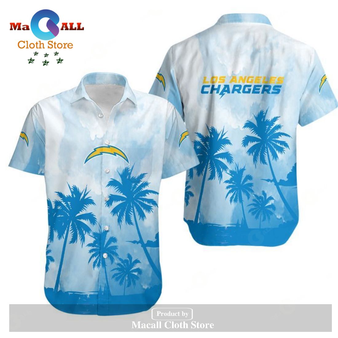 Los Angeles Chargers Coconut Trees NFL Gift For Fan Hawaiian Graphic Shirt and Short LIMITED EDITION Los Angeles Chargers Coconut Trees NFL Gift For Fan Hawaiian Graphic Shirt and Short LIMITED EDITION
