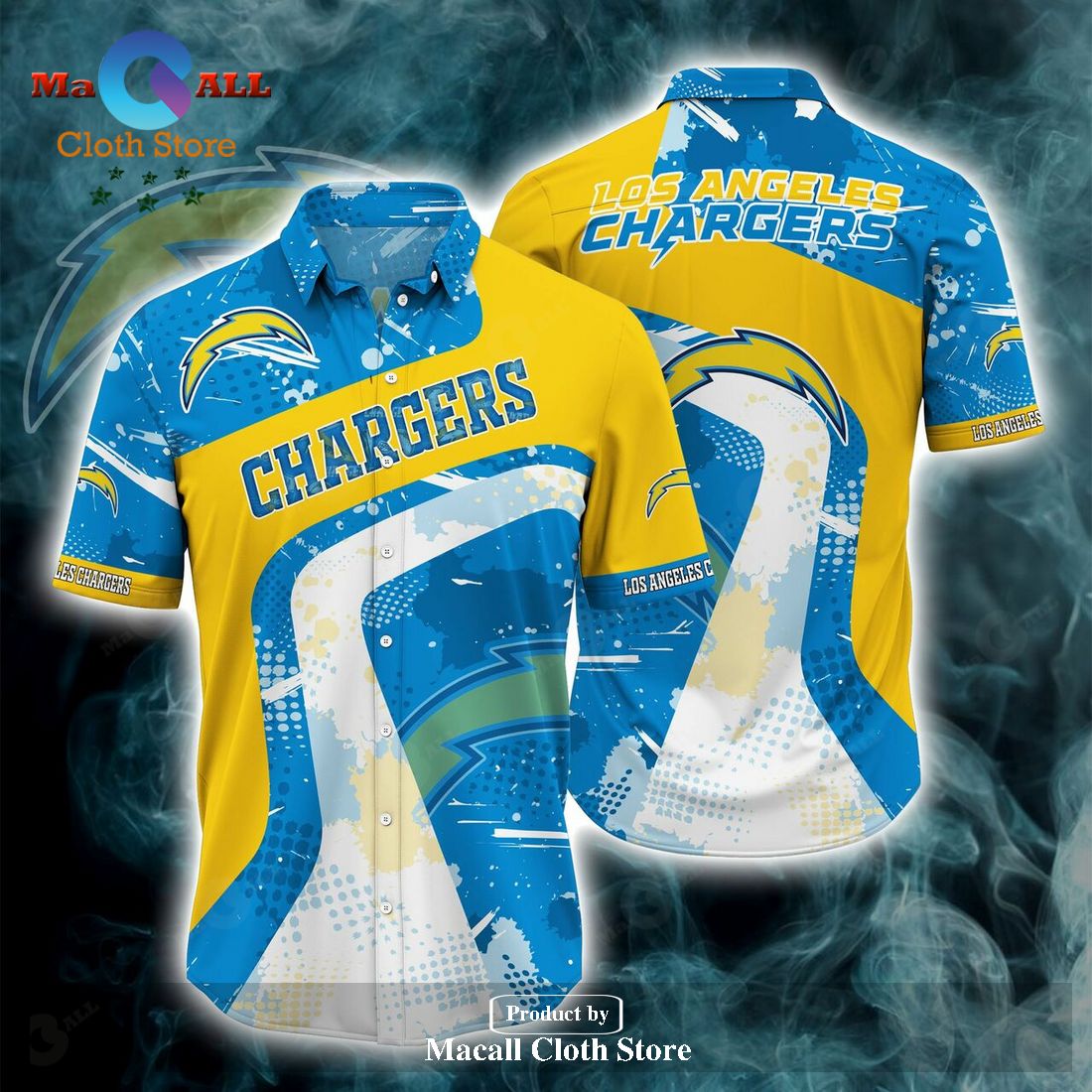 Los Angeles Chargers NFL Hawaii Shirt and Short For This Season LIMITED EDITION