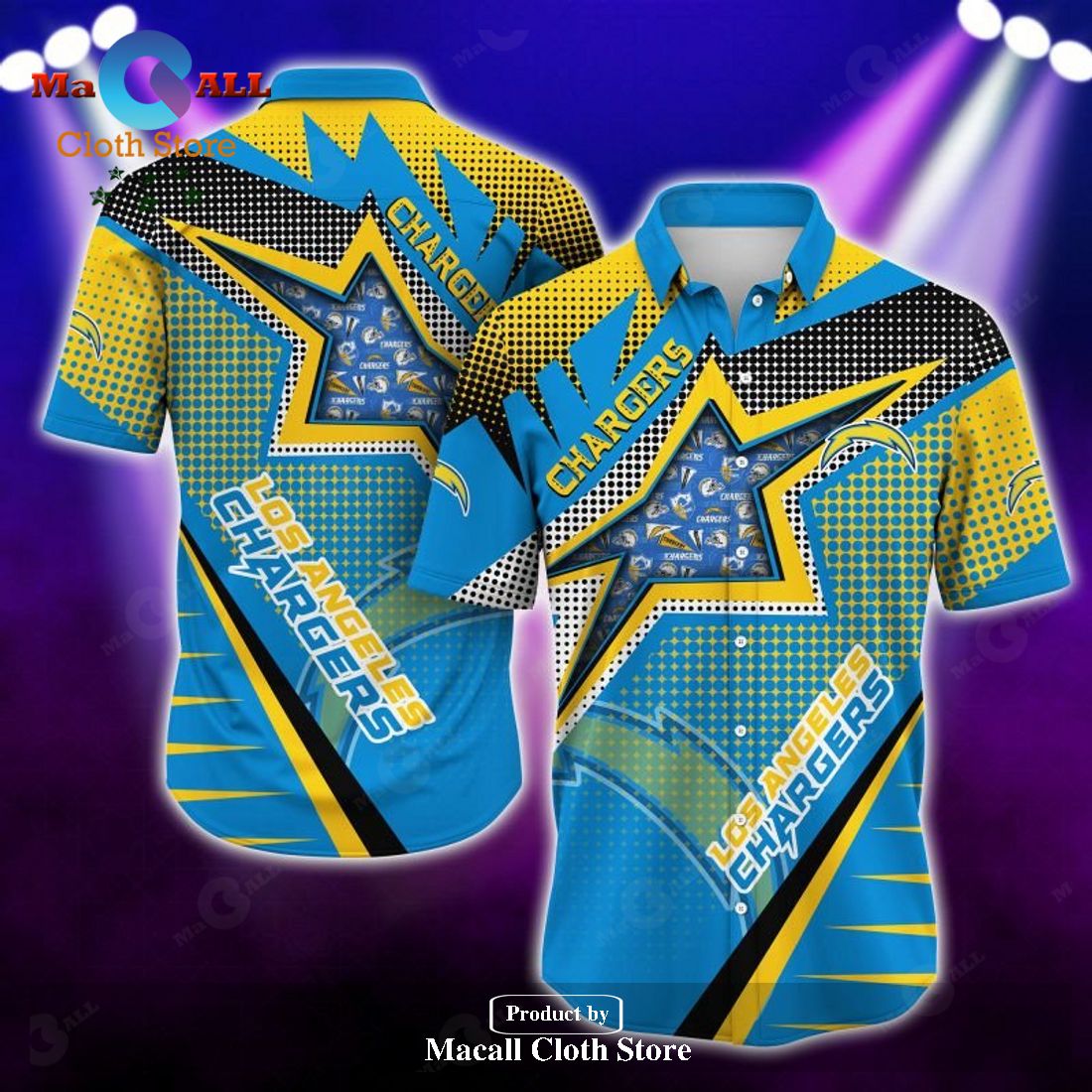 Los Angeles Chargers NFL Hawaiian Shirt and Short LIMITED EDITION