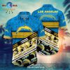 Los Angeles Chargers Skull NFL Gift For Fan Hawaii Shirt and Shorts LIMITED EDITION