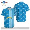 Los Angeles Chargers Skull NFL Gift For Fan Hawaiian Graphic Print Shirt and Short LIMITED EDITION