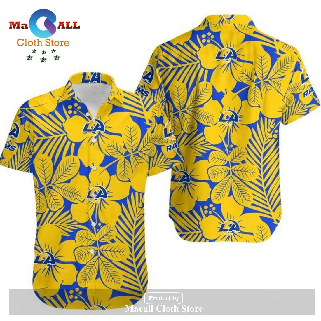 Los Angeles Rams Flower Hot Trending Style Hawaii Shirt and Shorts Summer Collection LIMITED EDITION