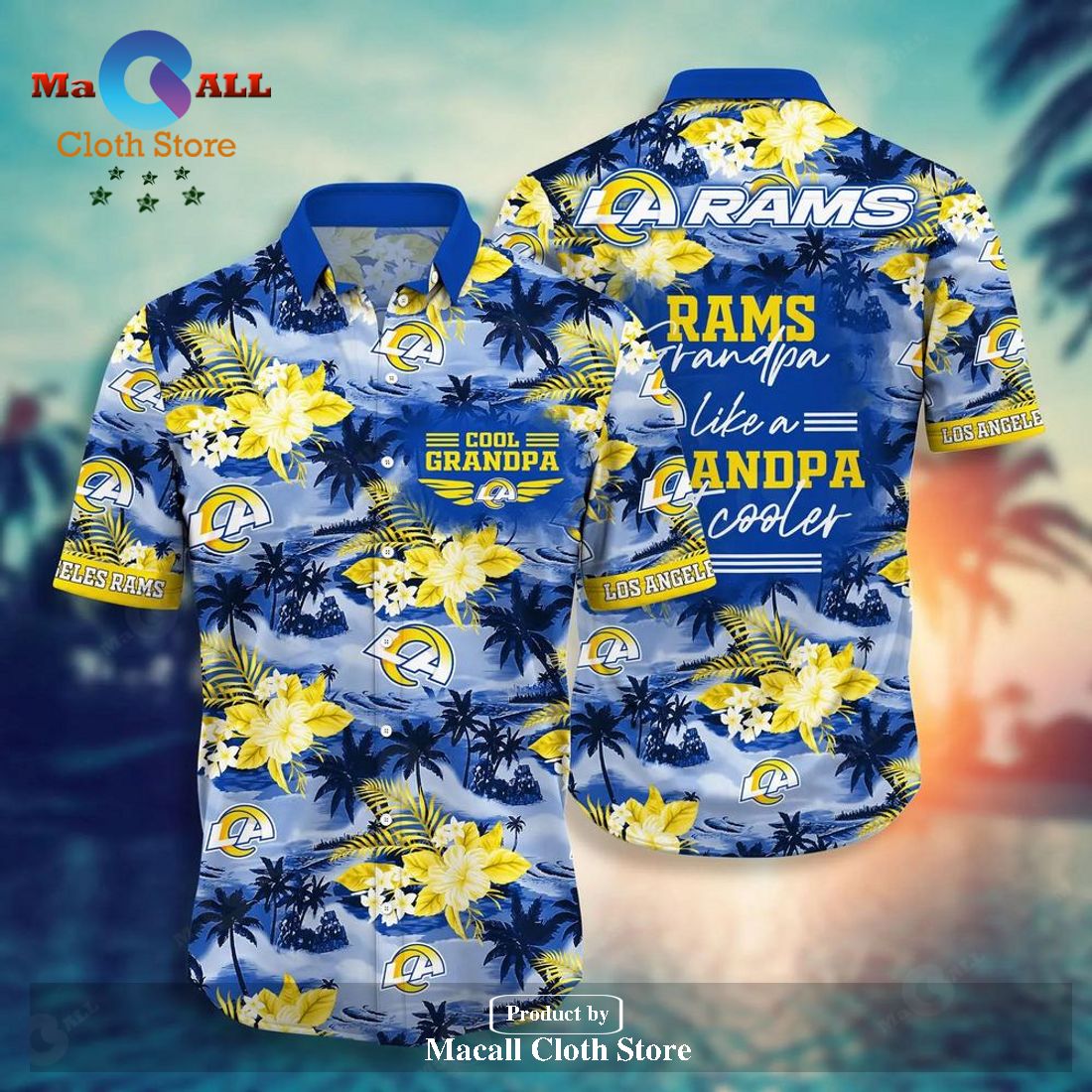 Los Angeles Rams NFL Hawaiian Shirt - Limotees