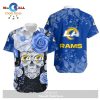 Los Angeles Rams Skull NFL Gift For Fan Hawaii Shirt and Shorts Summer Collection LIMITED EDITION