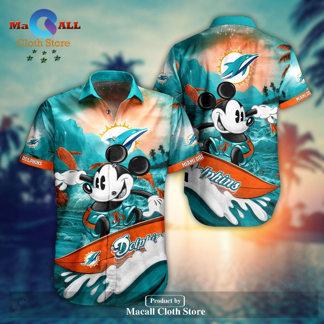 LIMITED] Miami Dolphins NFL-Summer Hawaiian Shirt And