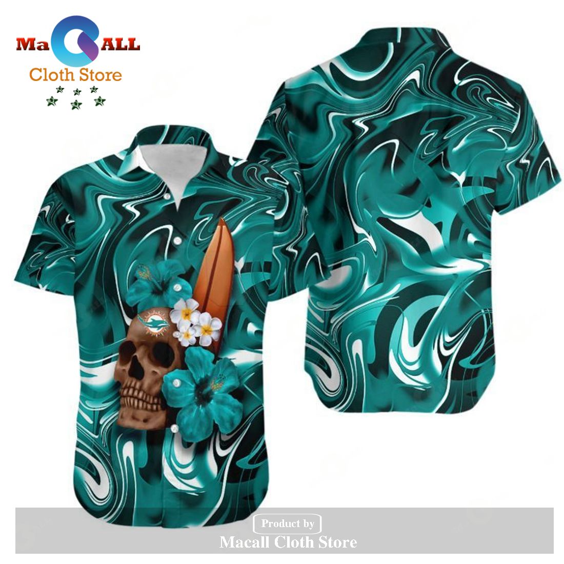 Miami Dolphins Hibiscus Flowers Limited Edition Summer Hawaiian Shirt