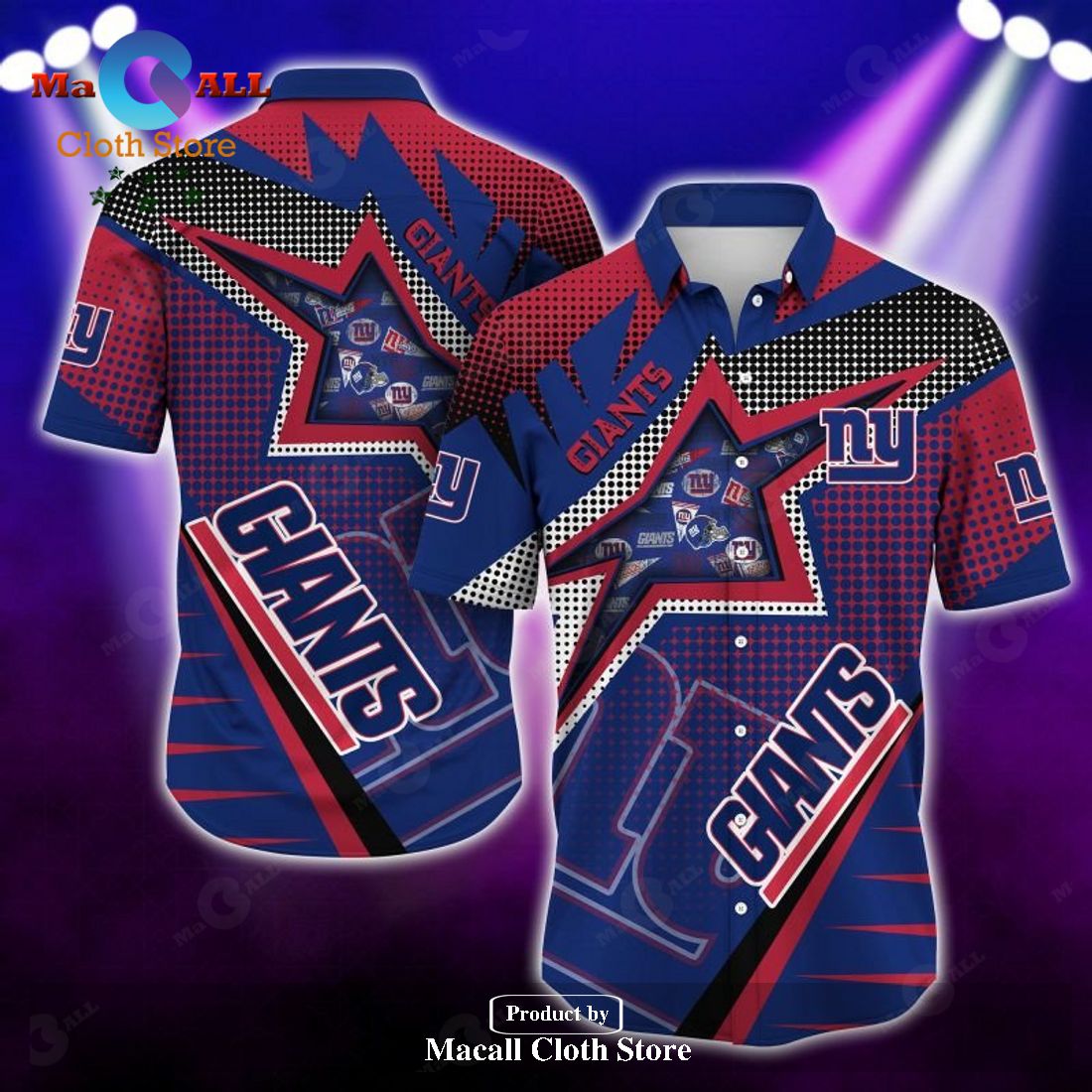 Topsportee NFL NEW YORK GIANTS Limited Edition Hawaii shirt Full sizes