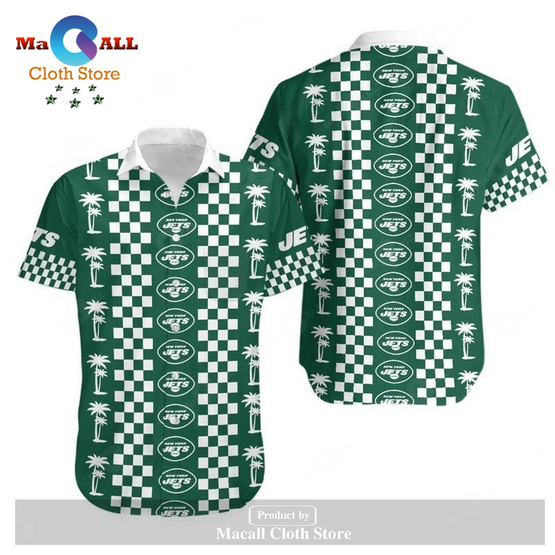 New York Jets Coconut Trees Hawaii Shirt and Shorts Summer Collection LIMITED EDITION