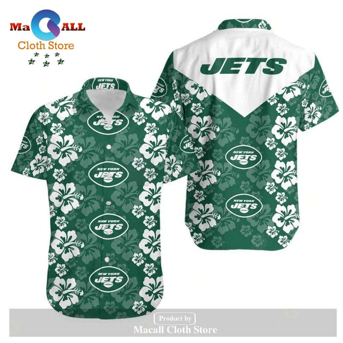 NFL New York Jets Hawaiian Shirt For Awesome Fans - Ingenious