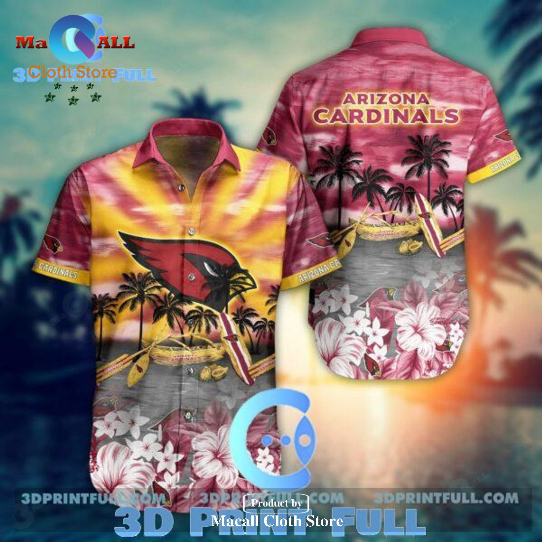 NFL Arizona Cardinals Hawaiian Shirt Lover Summer 2023 LIMITED EDITION