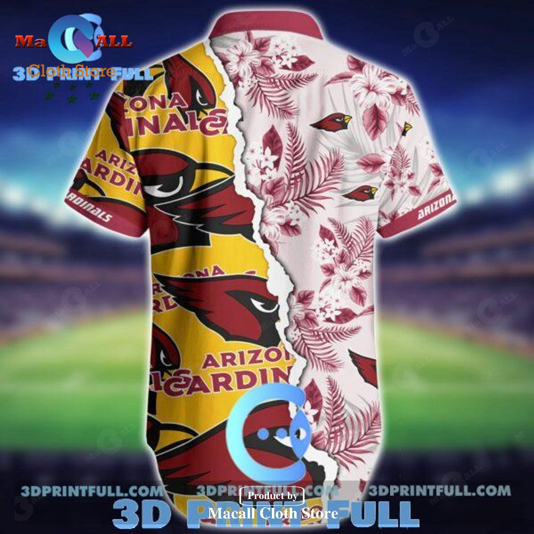 NFL Arizona Cardinals Hawaiian Shirt Mickey Mouse All over print LIMITED EDITION