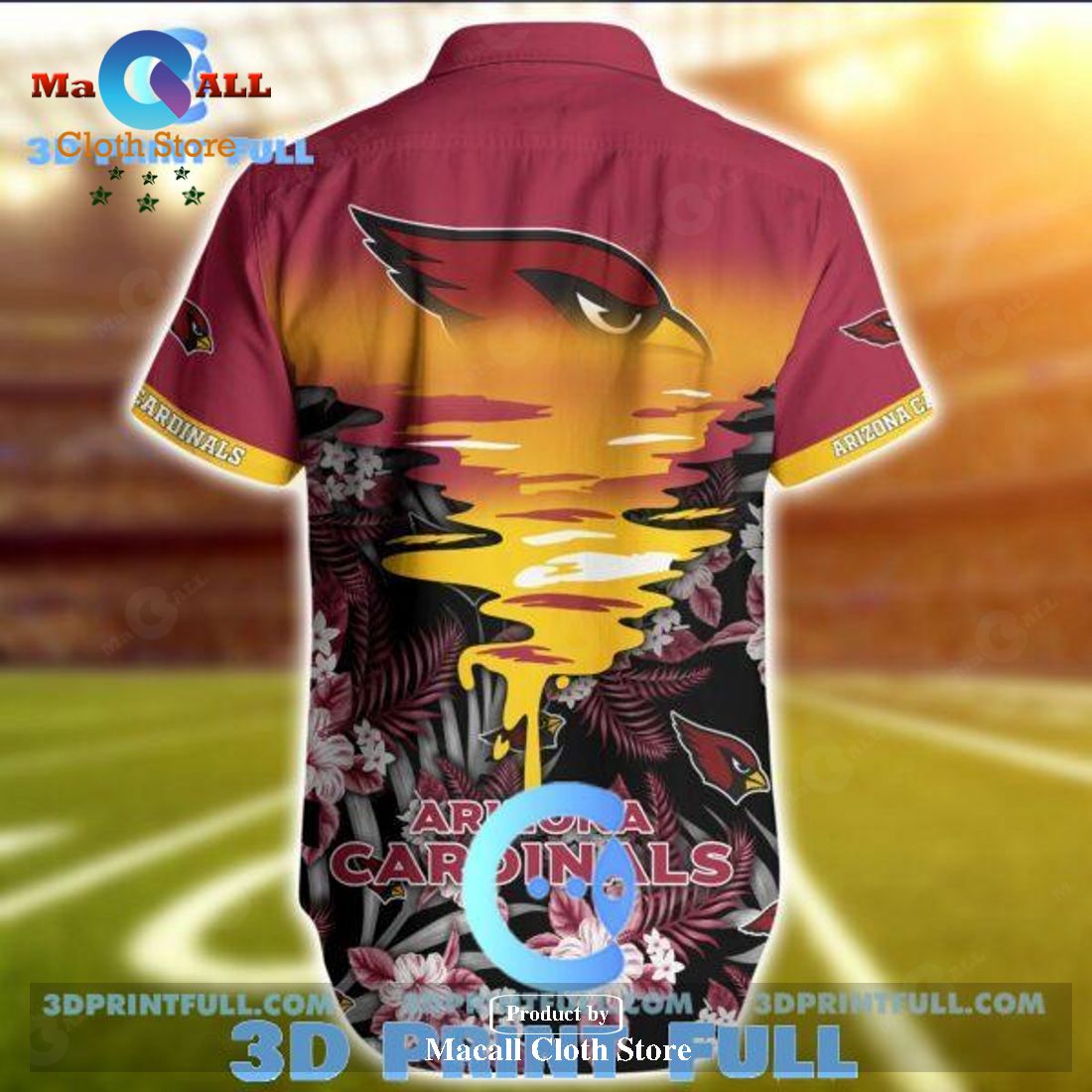 LIMITED] Arizona Cardinals NFL-Summer Hawaiian Shirt And Shorts