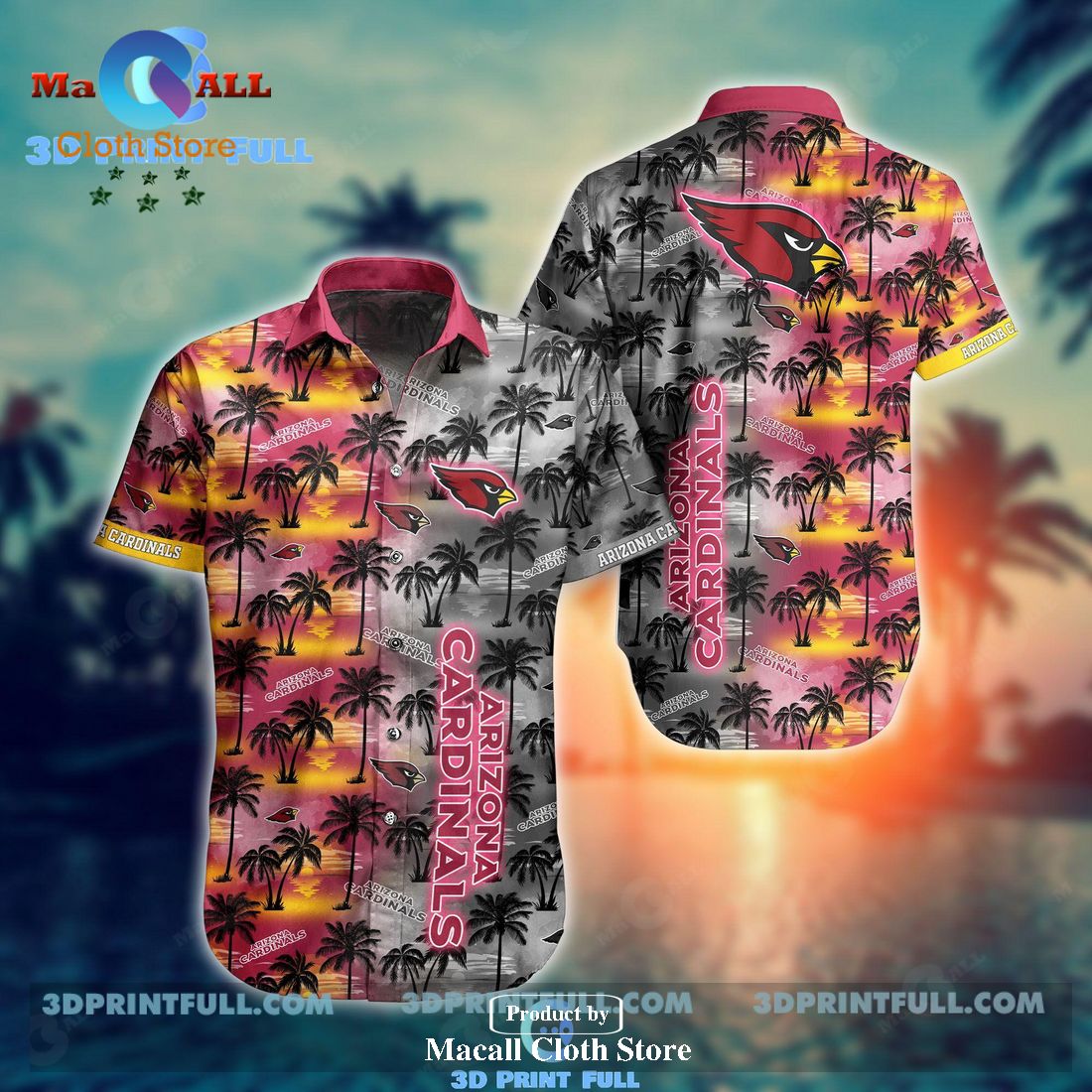 NFL Arizona Cardinals Hawaiian Shirt Style Summer Trending 1 LIMITED EDITION