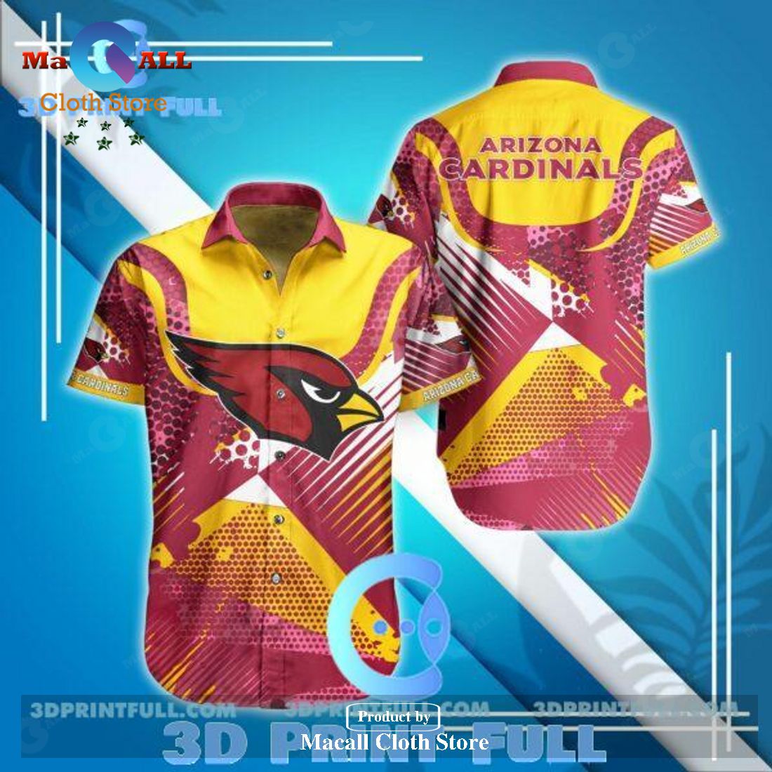 NFL Arizona Cardinals Hawaiian Shirt Top Trending Summer LIMITED EDITION