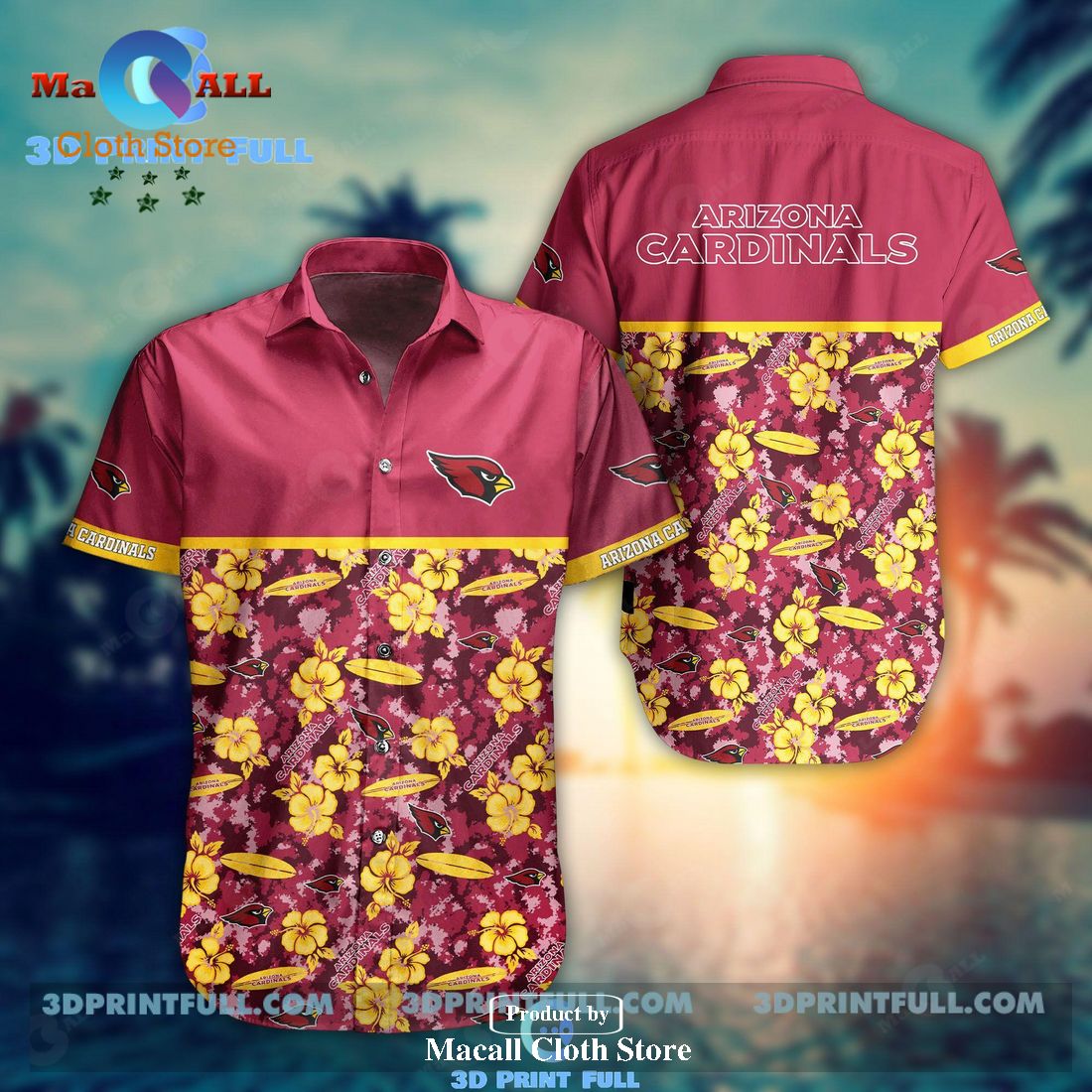 NFL Arizona Cardinals Hawaiian Shirt Trending Style Summer LIMITED EDITION